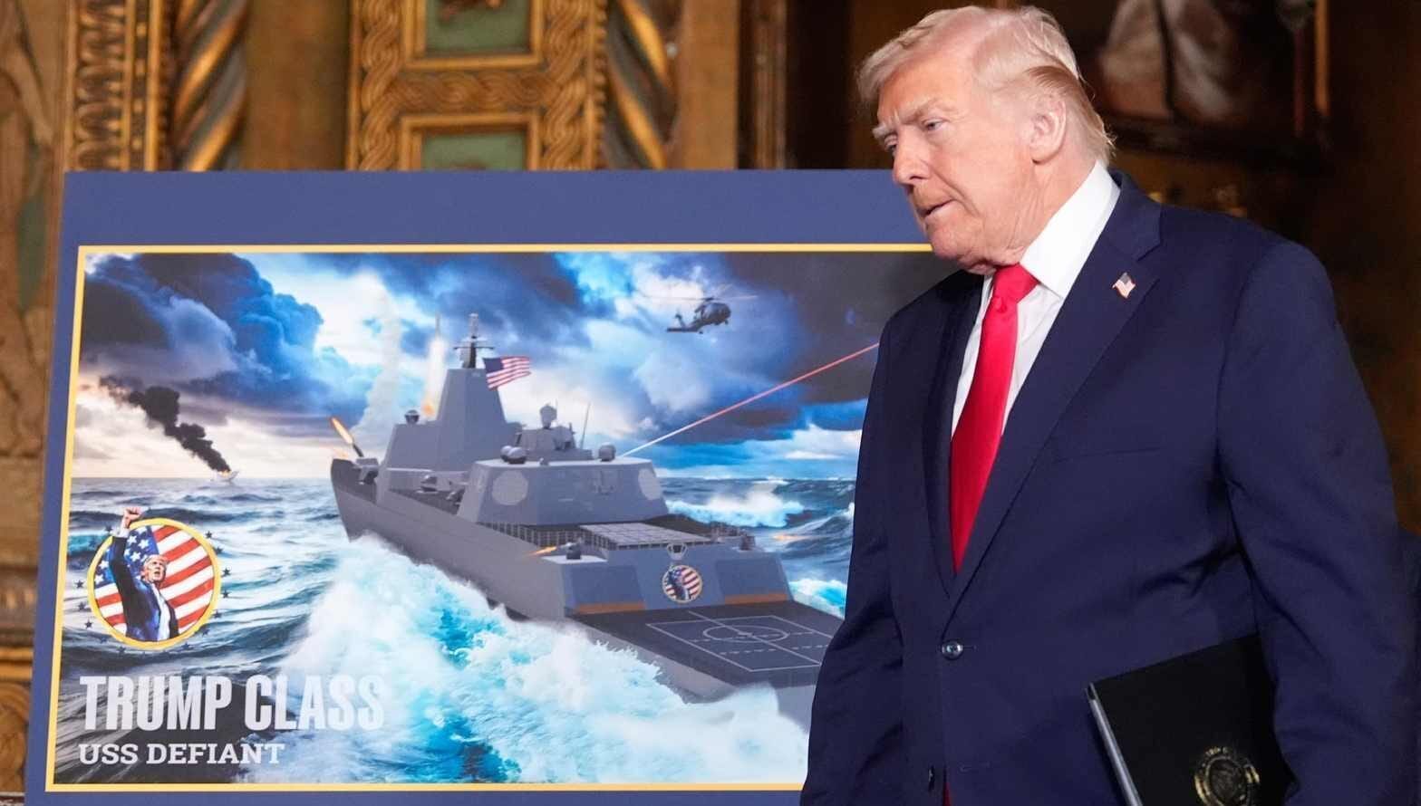 Trump Unveils “Trump-Class” Battleships