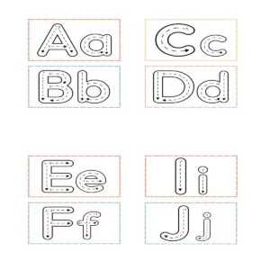 Alphabet Tracing Cards 1