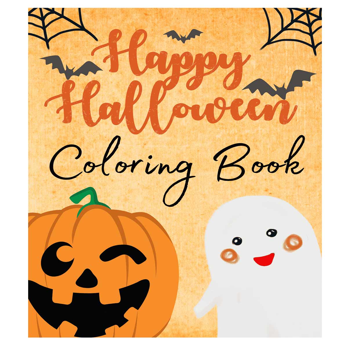 Happy Halloween Coloring Book