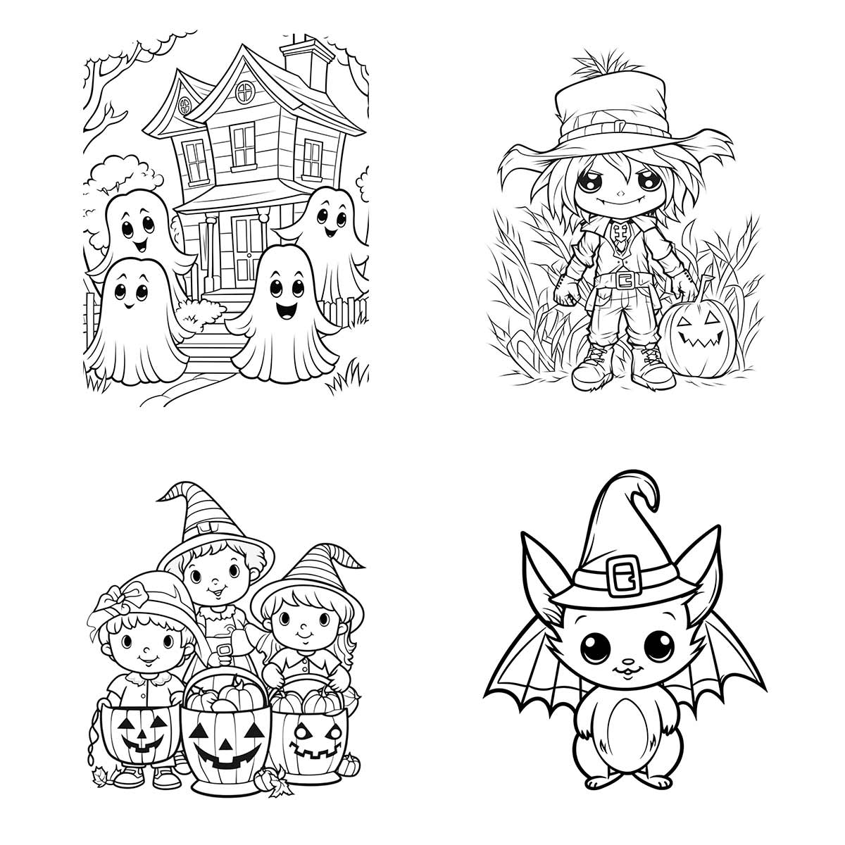 Happy Halloween Coloring