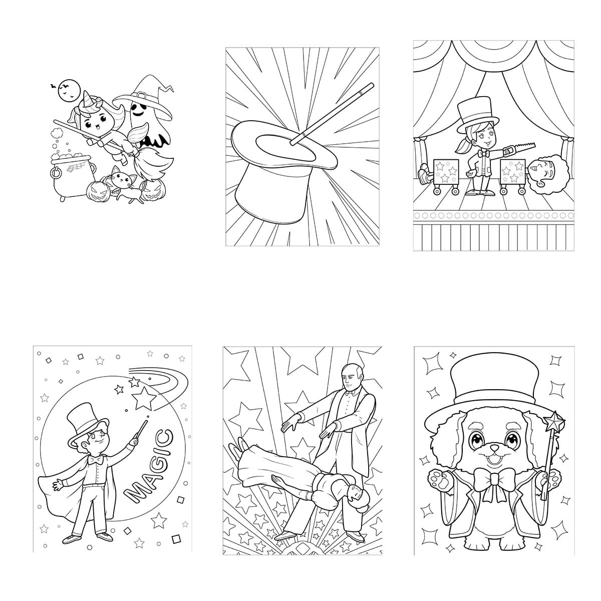 Magic Coloring Book For Kids