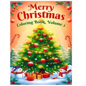 Merry Christmas Coloring Book, Volume 2