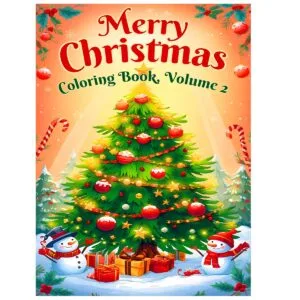 Merry Christmas Coloring Book, Volume 2