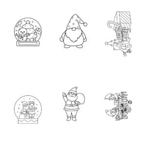 Merry Christmas Coloring Book