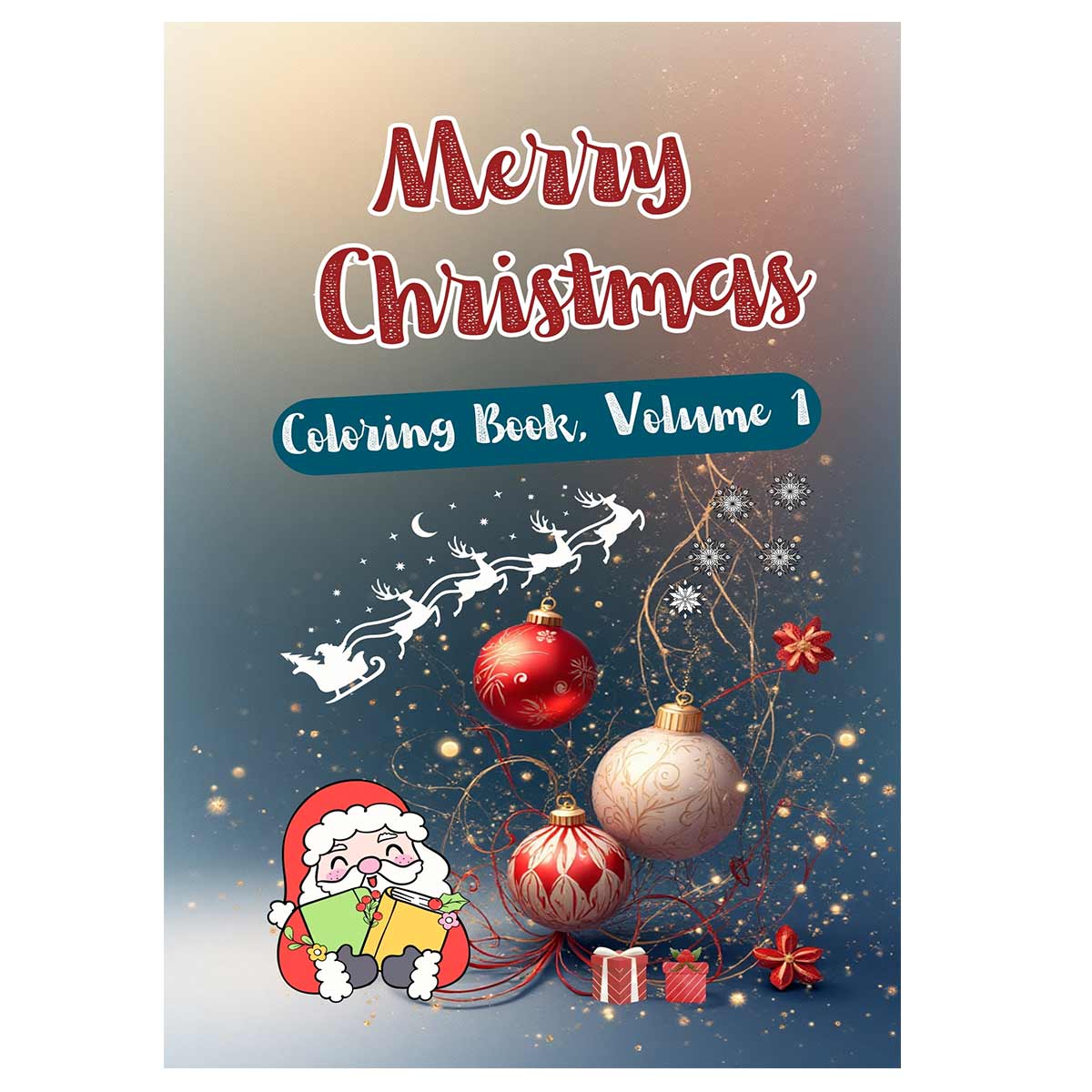 Merry Christmas Coloring Book, Volume 1