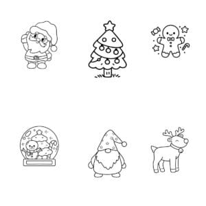 Merry Christmas Coloring Book