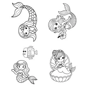 The Little Mermaid Coloring