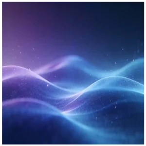 Lavender and Blue Energy Waves