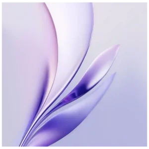 Glossy Purple Abstract Petals