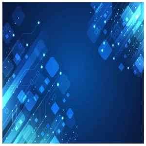 Futuristic Blue Tech Network Background