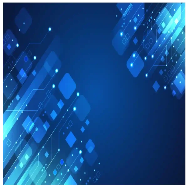 Futuristic Blue Tech Network Background